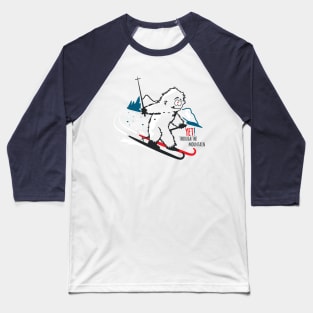 Yeti Ski Master Baseball T-Shirt